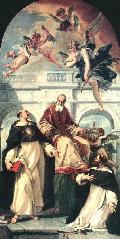  St Pius, St Thomas of Aquino and St Peter Martyr